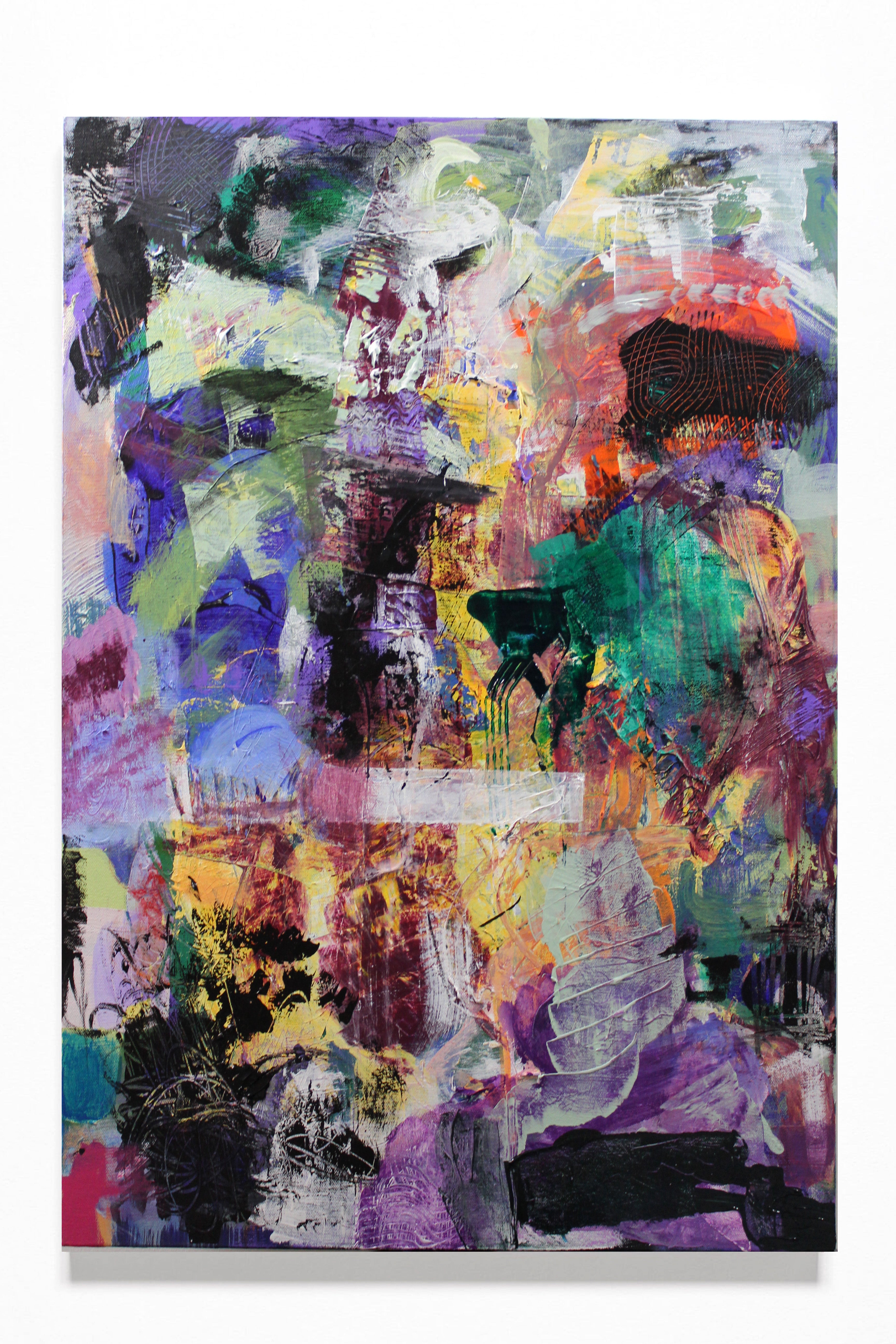 You're More Than A Pattern, But I've Got to Let You Go - 2025 (40 x 30 in)
